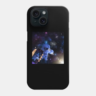 The Astronaut's Interstellar Journey - Grasping the Beauty of the Universe Phone Case