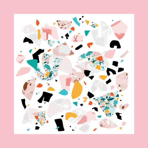 Mixed Mess I. / Collage, Terrazzo, Colorful by matise