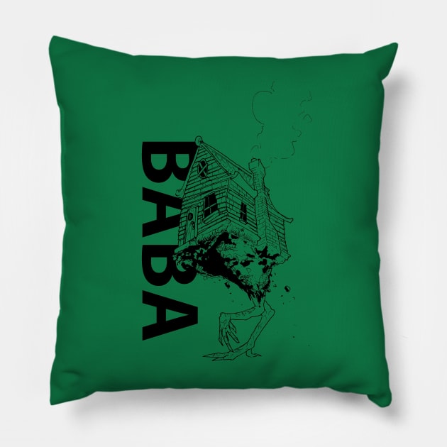 Baba Yaga Pillow by Max Brown Apparel