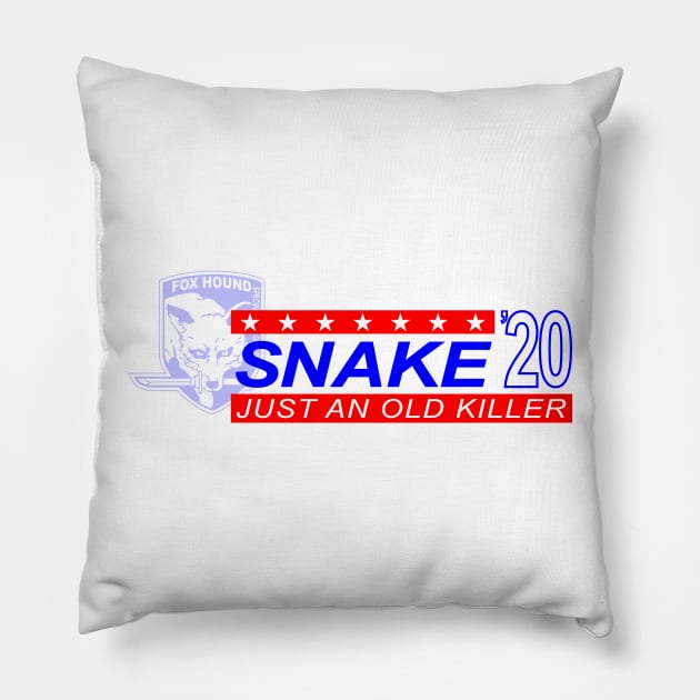 Snake Campaign Pillow by GrumpyVulcanCampaign