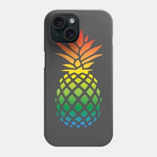 rainbow pineapple Phone Case