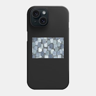 Rounded Rectangles in Gray Phone Case