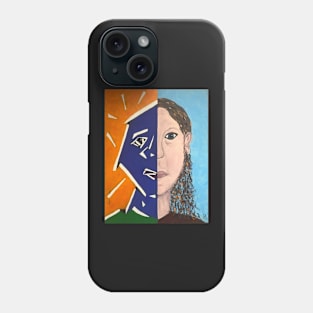 Split self Phone Case