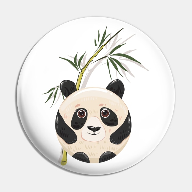 Cute panda bear and bamboo Pin by Catdog