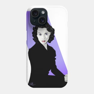 Vivien Leigh - An illustration by Paul Cemmick Phone Case