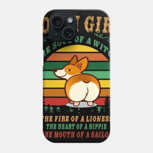 Corgi Girl - Witch - Lioness - Hippie - Sailor (86) Phone Case