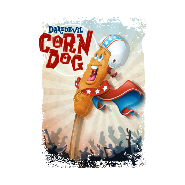 Daredevil Corn Dog Daredevil Tapestry TeePublic