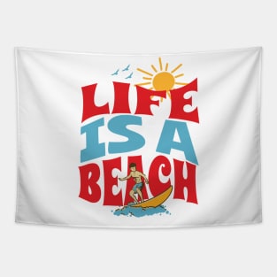 Life is a beach Tapestry