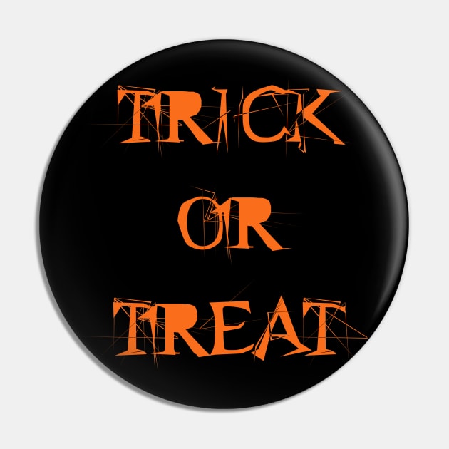 Trick or Treat Pin by Black Pumpkin