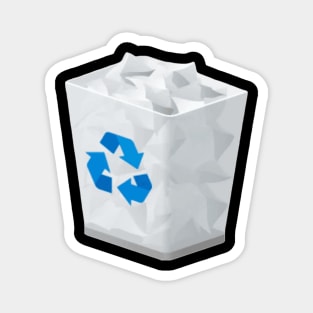 Windows 10 Full Recycle Bin Magnet