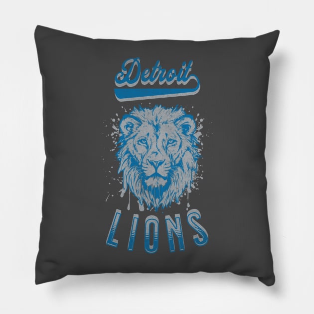 Detroit Lions. Pillow by lakokakr