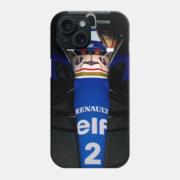 Williams FW16 - Ayrton Senna Phone Case by SteveHClark