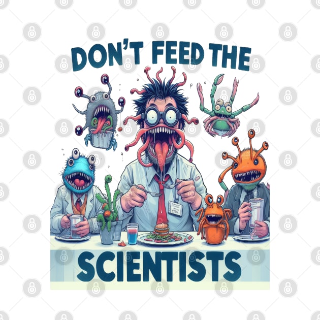 Don't Feed The Scientists by TooplesArt