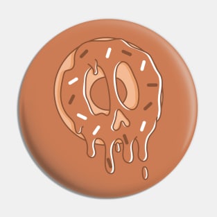 Dripping Donut Skull (Choco) Pin