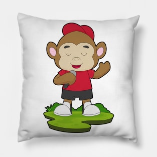 Monkey Singer Microphone Pillow