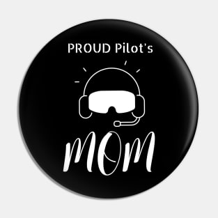 Proud Pilot's Mom Pin