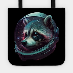 space raccoon Tote