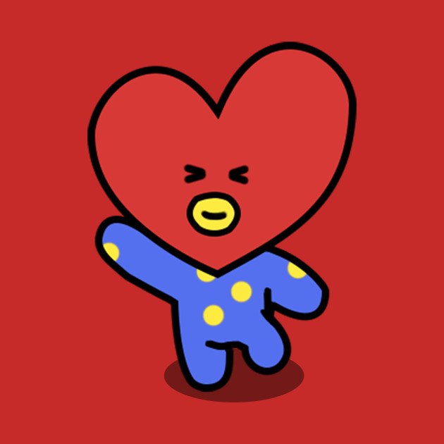  tatabt21 TATA  Bts Bt21 Tata  Pegatina TeePublic MX 