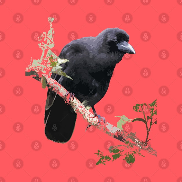 Hawaiian Crow or ‘Alalā by NadJac