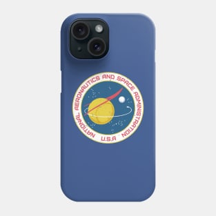vintage space administration badge Phone Case