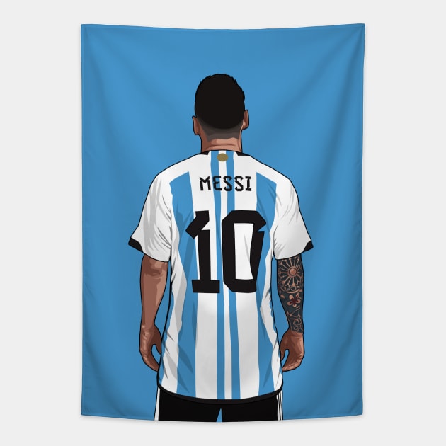 MESSI 10 Tapestry by origin illustrations