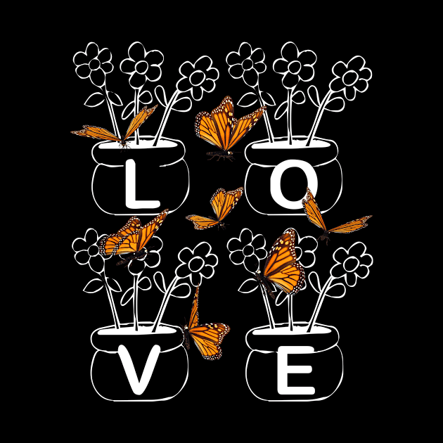 Monarch Butterfly Gift for Milkweed Plant Lovers Awareness by folidelarts