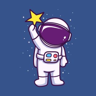 astronaut catches a star T-Shirt
