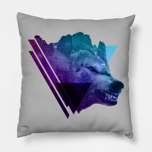 Height Fangs Pillow by orangpalsu