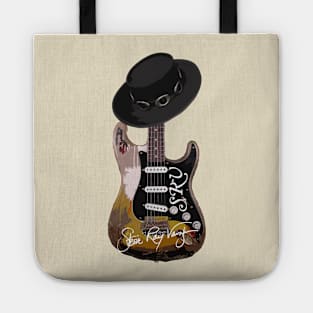 Guitarist Blues Man Vaughan 70s Tote