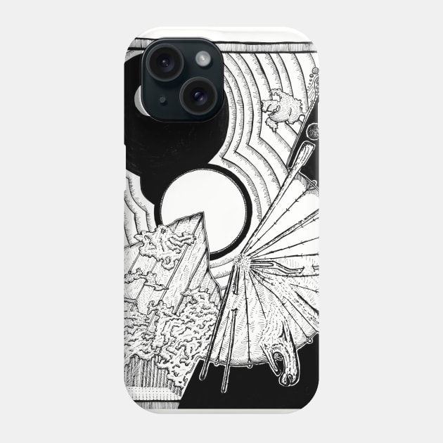 Lunar Echo Phone Case by KaylenCastle