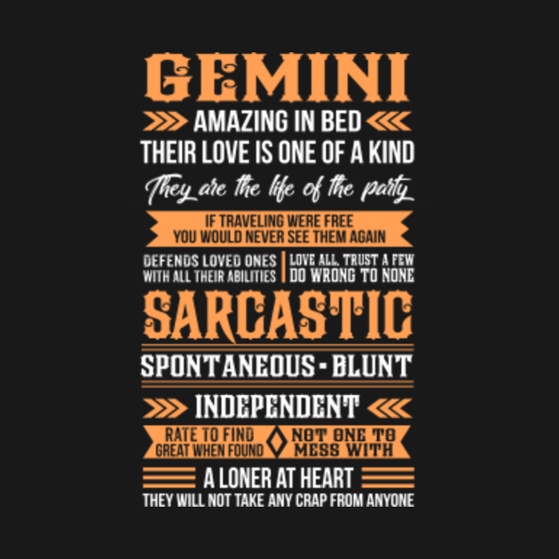 Gemini Amazing In Bed Their Love Is One Of Kind Shirt Gemini Zodiac