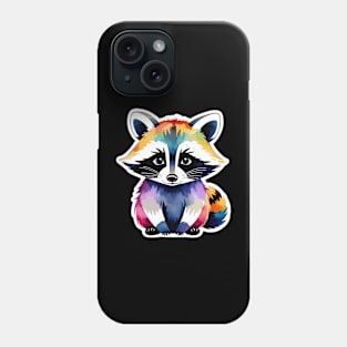 Raccoon Watercolor Phone Case