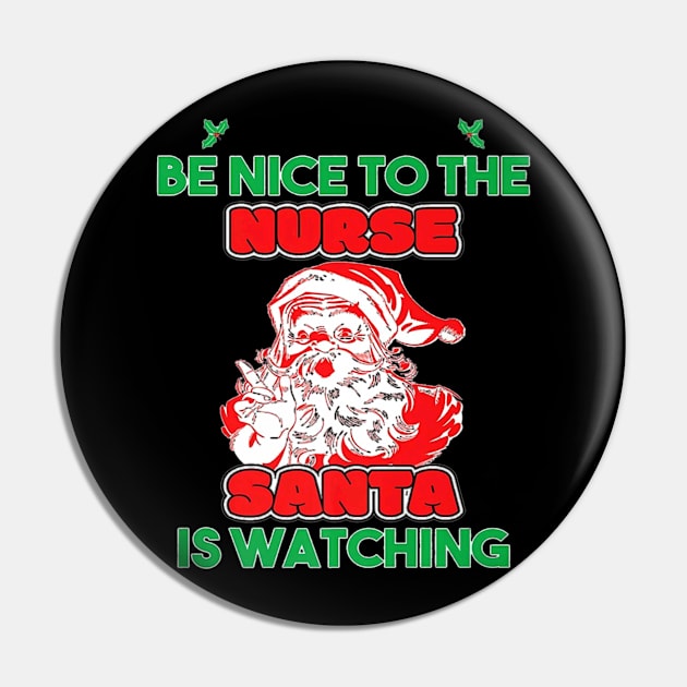 The Nurse Santa Nurses Day Pin by Vast Water