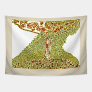 Four Seasons Pt3 - Tree of Autumnal Love Tapestry