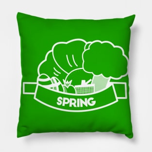 Lovely spring (White) Pillow