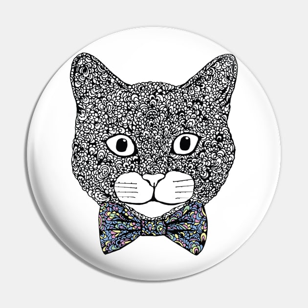 Cat Pin by HayleyLaurenDesign