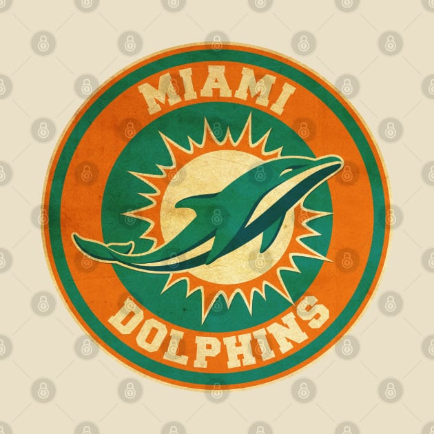 Vintage Miami Dolphins by looksart