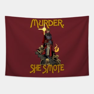 Murder, She Smote Tapestry