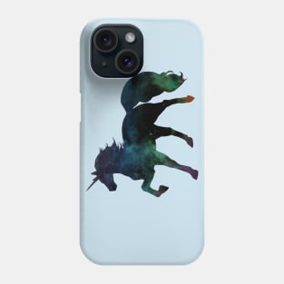 Galaxy Unicorn Silhouette Phone Case