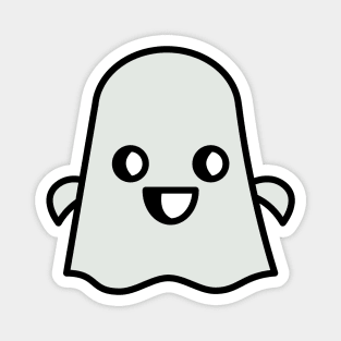 Ghost Big Face Costume Magnet