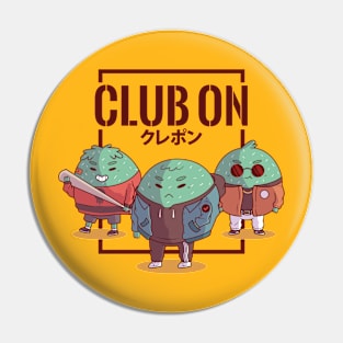 Club On Biker Gang Pin