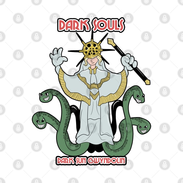 DARK SUN GWYNDOLIN IN CUPHEAD STYLE! by Mustakro