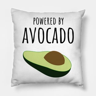 Powered By Avocado Pillow