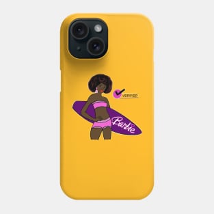 Verified Black Barbie Phone Case