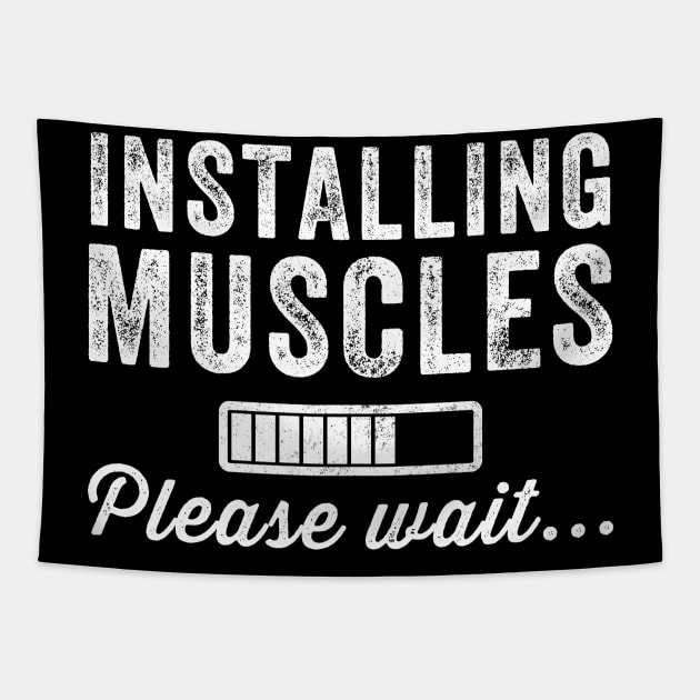 Installing muscles please wait Tapestry by captainmood