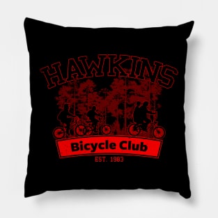 Cool 80's Inspired Bicycle Club For Cyclists Pillow
