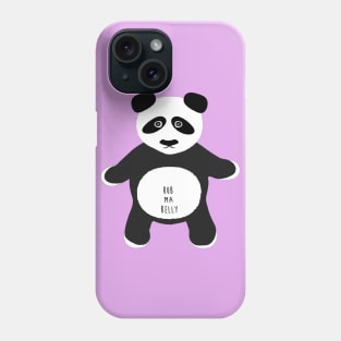 Funny Lucky Panda Shirt Rub Belly for Good Luck Phone Case