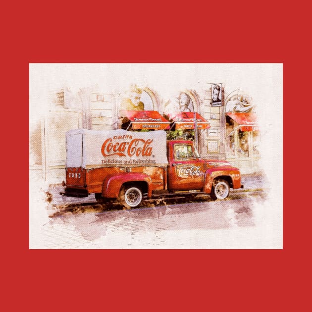 Vintage Coca Cola truck by Montanescu