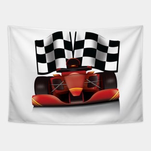 Race Car Tapestry