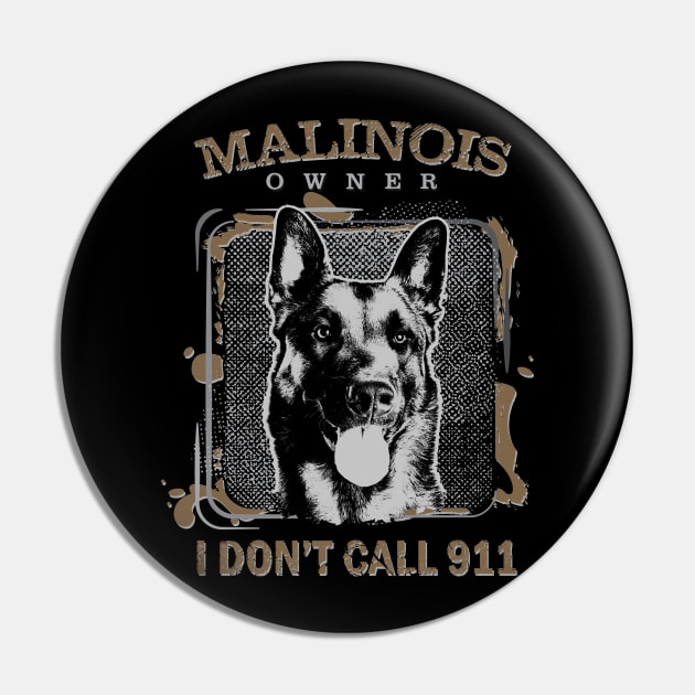 Malinois - Belgian shepherd -Mechelaar Pin by Nartissima